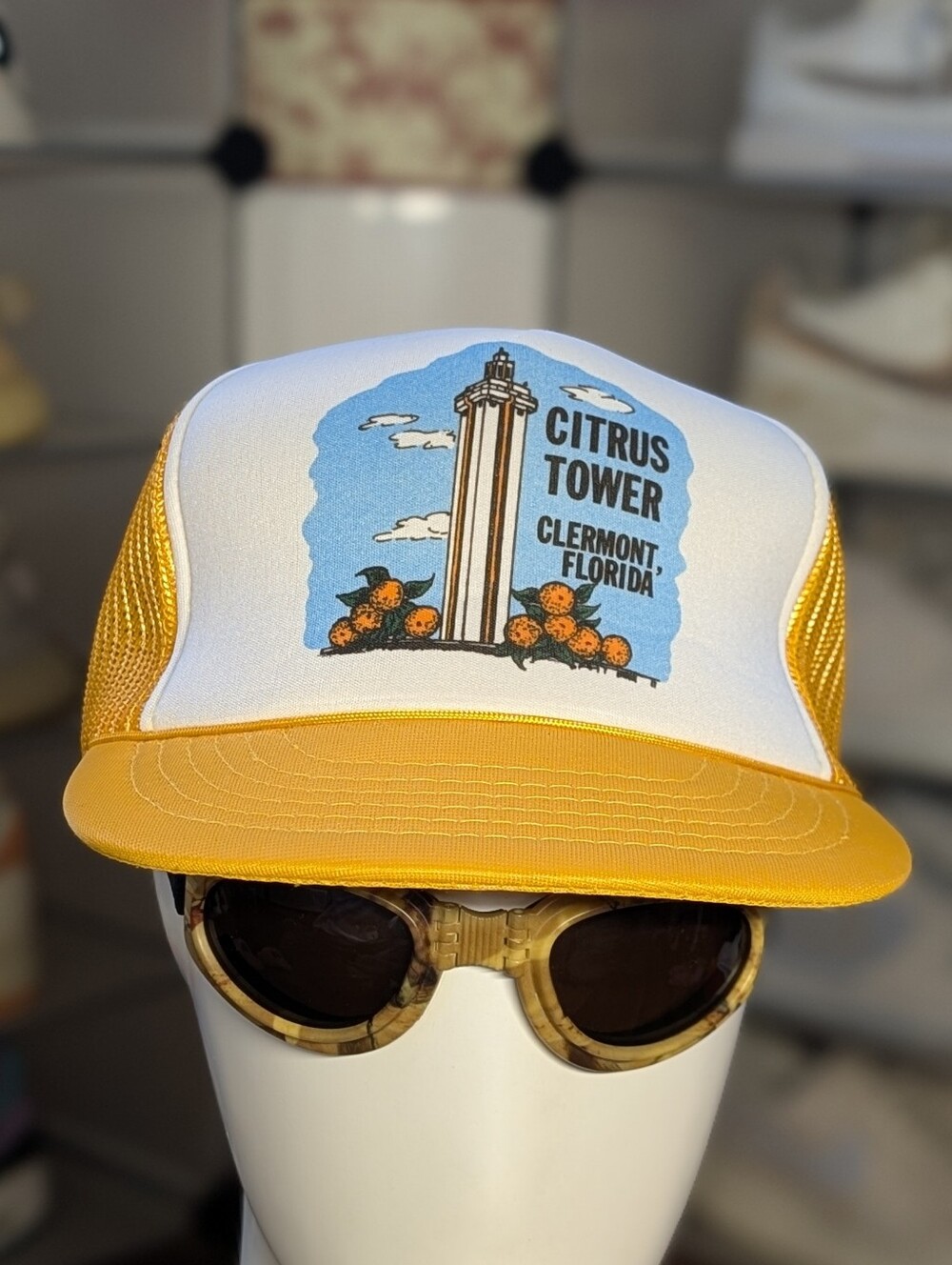 Citrus Tower Vintage Florida Hat (OS)